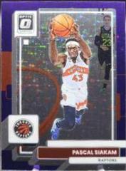 Pascal Siakam [Purple Stars] #19 Basketball Cards 2022 Panini Donruss Optic Prices