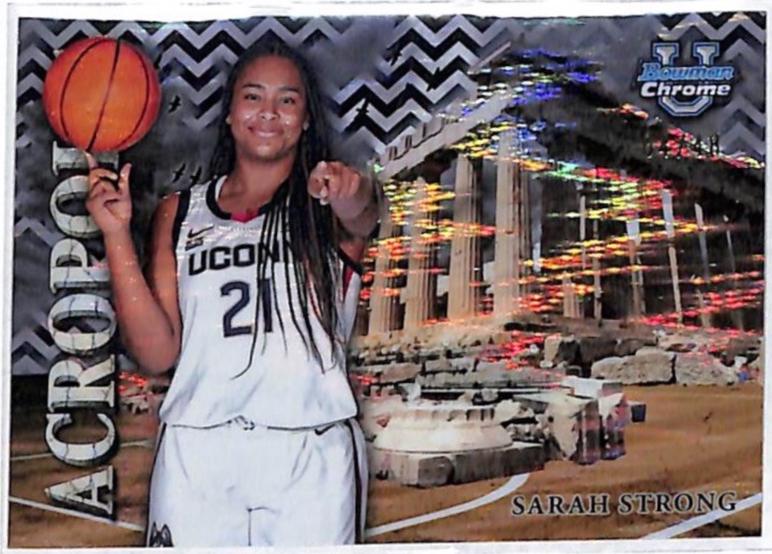 Sarah Strong [Black White Stealth Refractor] #A-10
