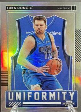 Luka Doncic #5 Basketball Cards 2021 Panini Contenders Optic Uniformity