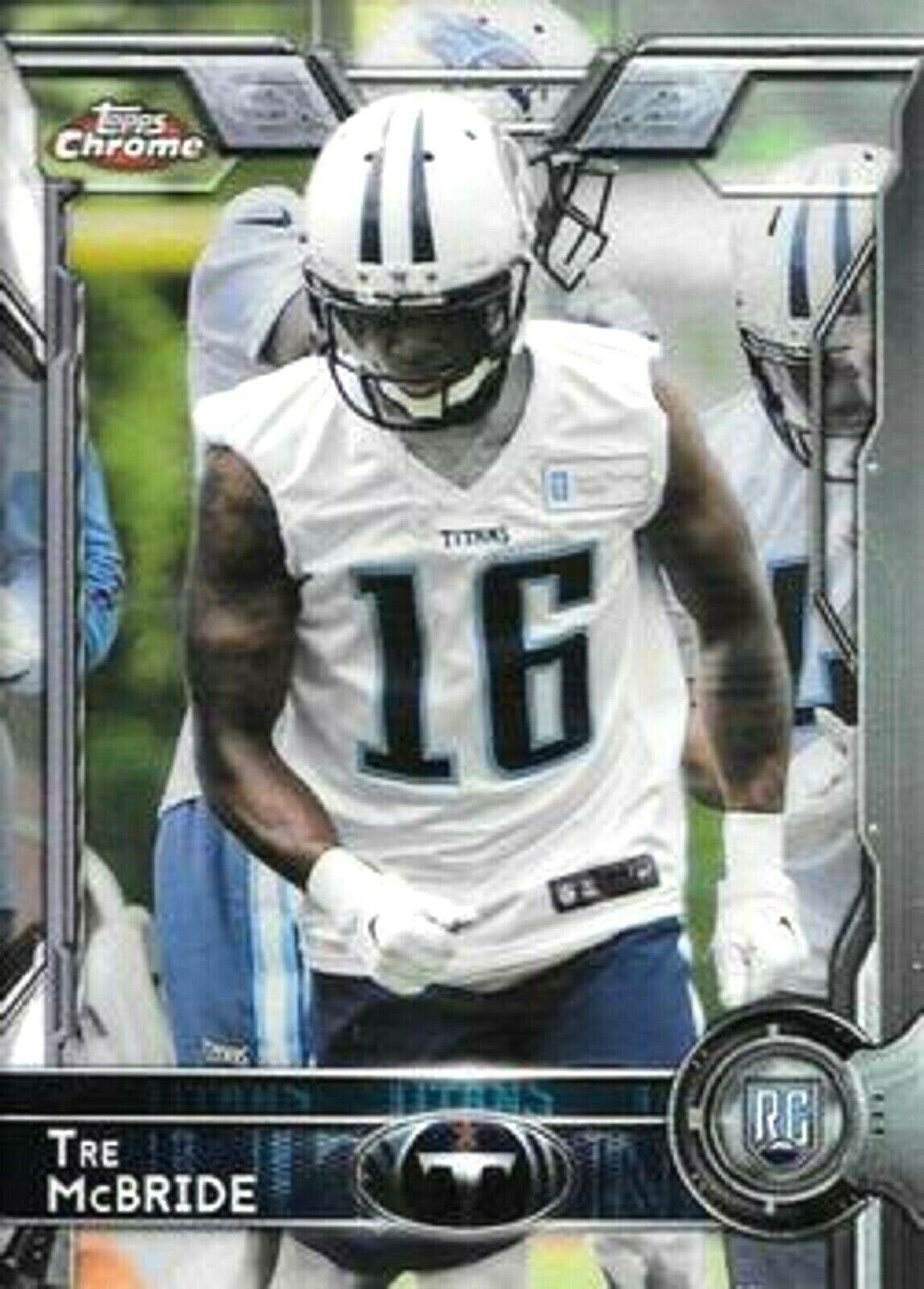 Tre McBride #196 Football Cards 2015 Topps Chrome