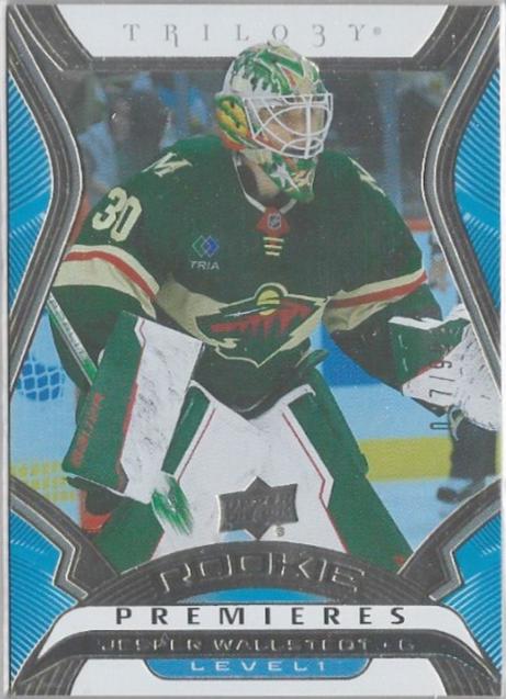 Jesper Wallstedt #T-14 Hockey Cards 2024 Upper Deck Trilogy Rookie Premiere