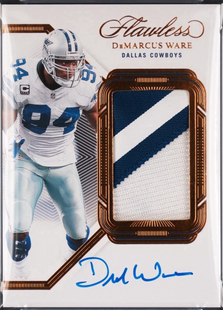 DeMarcus Ware #13 2023 Panini Flawless Football Patch Autographs