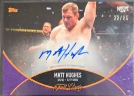 Matt Hughes #6 Ufc Cards 2024 Topps Noche UFC Full Circle Autographs Purple