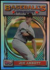 Jim Abbott [Refractor] #46 Baseball Cards 1993 Finest Prices