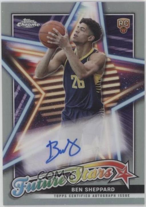 Ben Sheppard #FSA-BES Basketball Cards 2023 Topps Chrome Future Stars Autograph