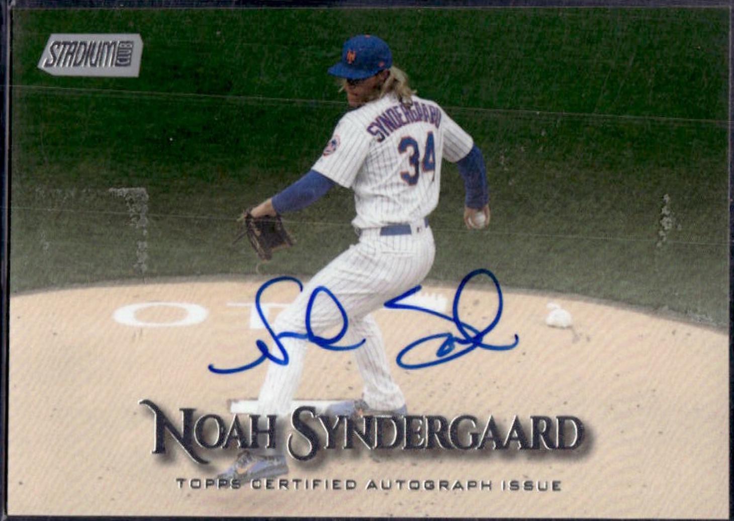 Noah Syndergaard #NS 2019 Stadium Club Autographs Baseball