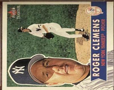 Roger Clemens #108 Baseball Cards 2001 Fleer