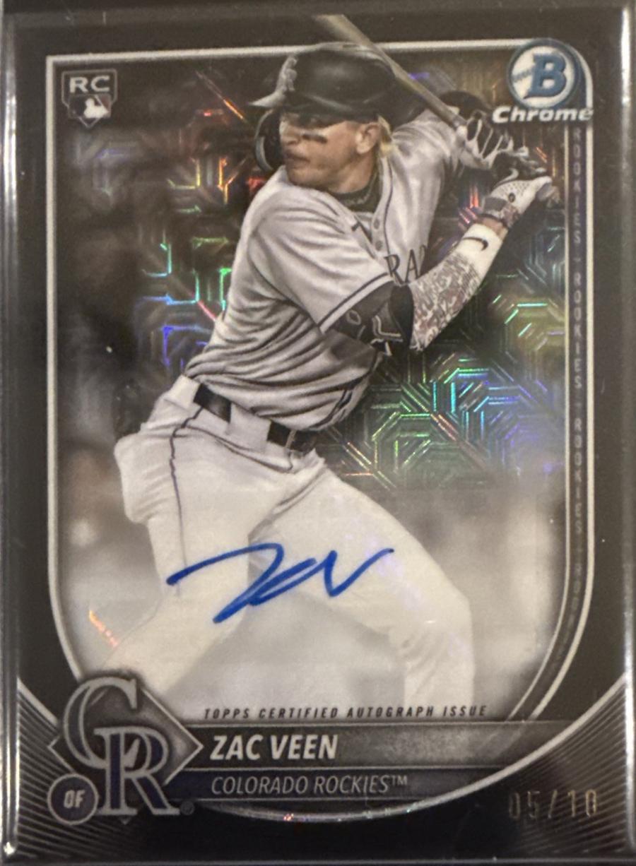 Zac Veen [Black Mojo Refractor] #CRA-ZV