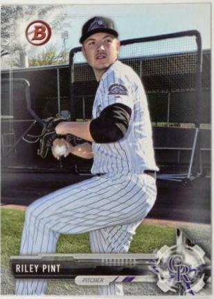Riley Pint #BD-111 Baseball Cards 2017 Bowman Draft