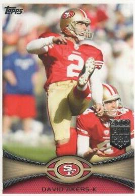 David Akers #382 2012 Topps Football