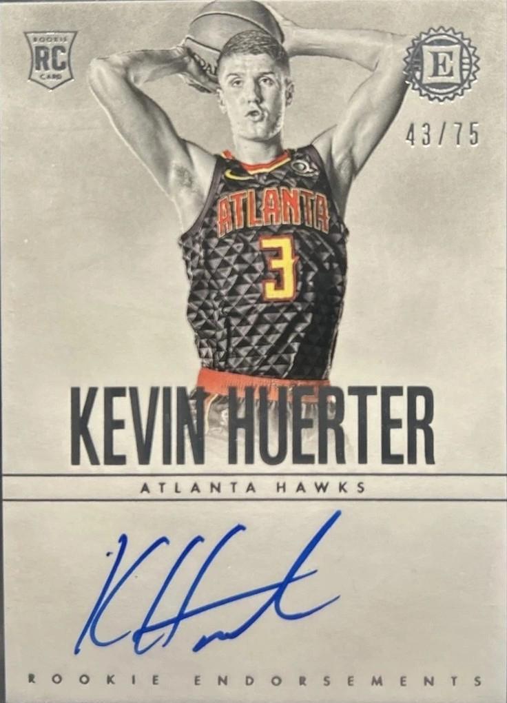Kevin Huerter #125 2018 Panini Encased Endorsements Autographs Basketball