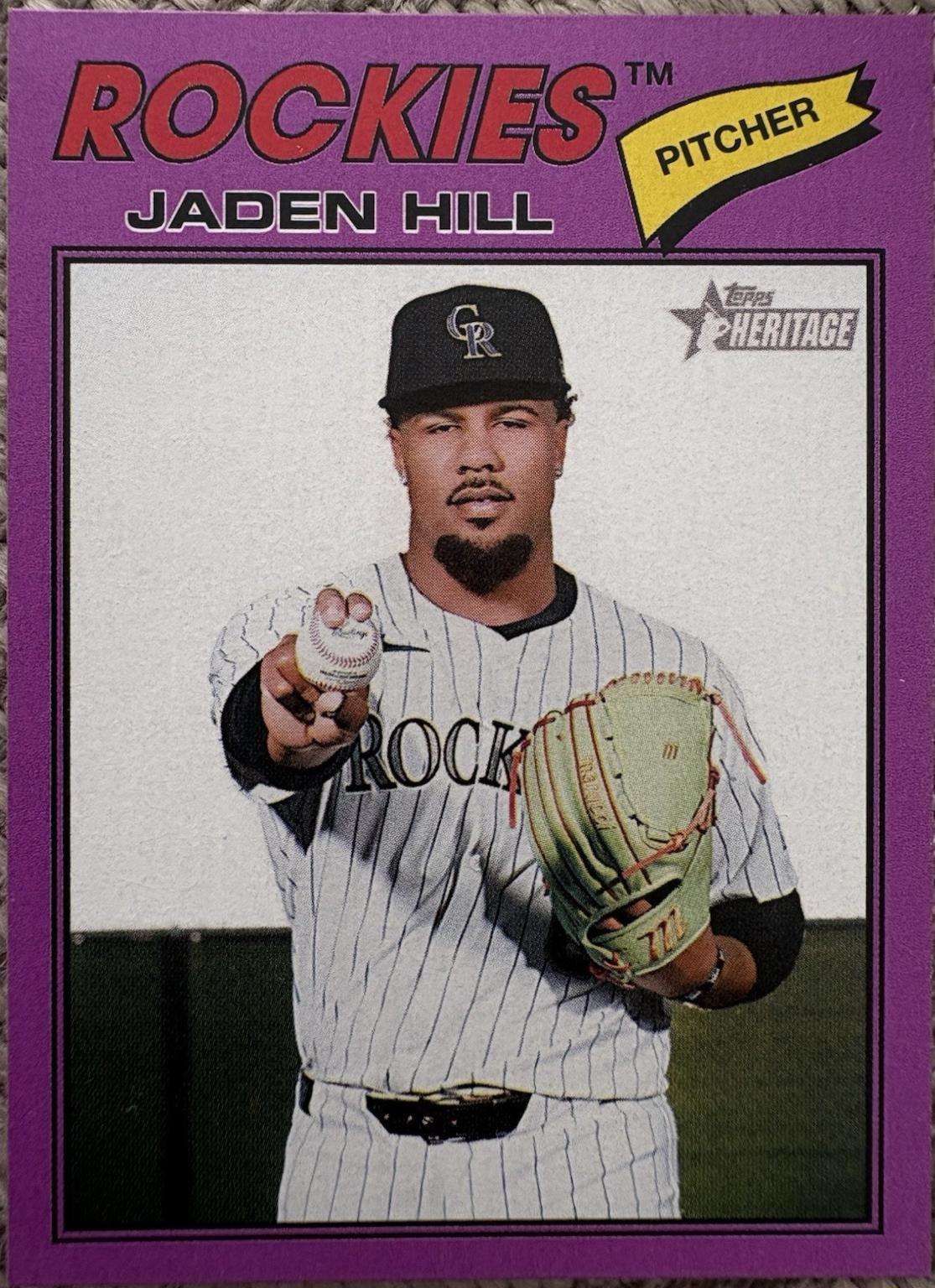 Jaden Hill [Light Purple Bordered] #26