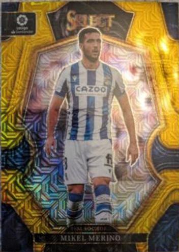 Mikel Merino [Gold Mojo] #171 Prices | 2022 Panini Select La Liga ...