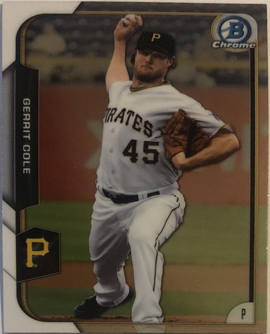 Gerrit Cole #149 2015 Bowman Chrome Baseball