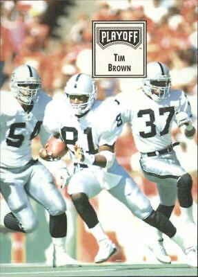 Tim Brown #21 Football Cards 1993 Playoff Contenders