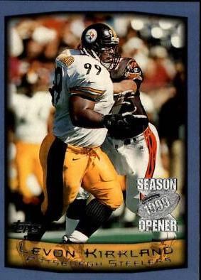 Levon Kirkland #9 Football Cards 1999 Topps Season Opener