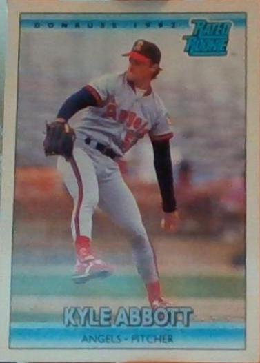 Kyle Abbott #3 Baseball Cards 1992 Donruss