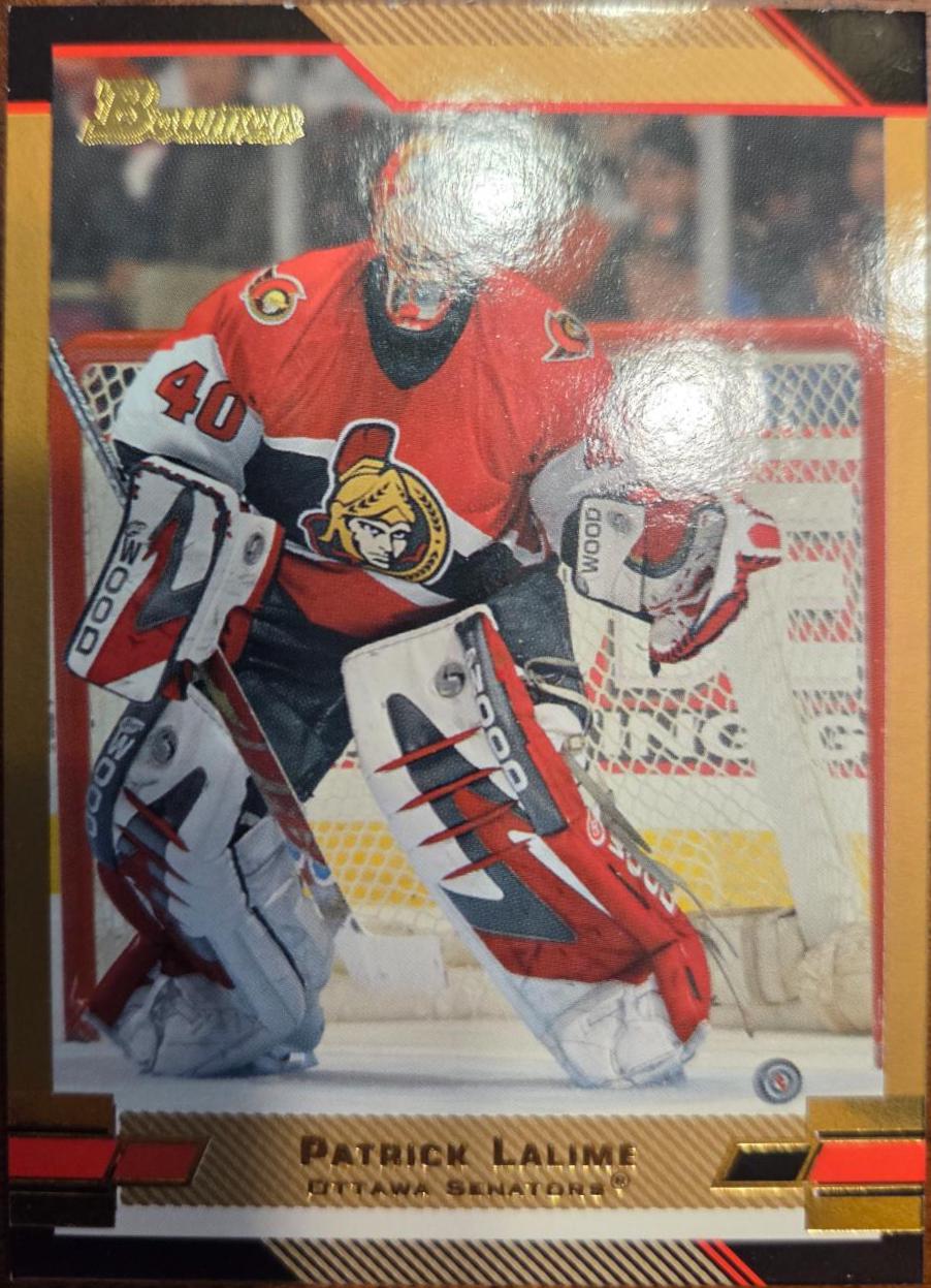 Patrick Lalime #70 2003 Bowman Draft Picks And Prospects Hockey