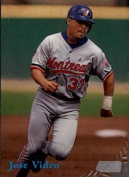 Jose Vidro #18 Baseball Cards 1998 Stadium Club