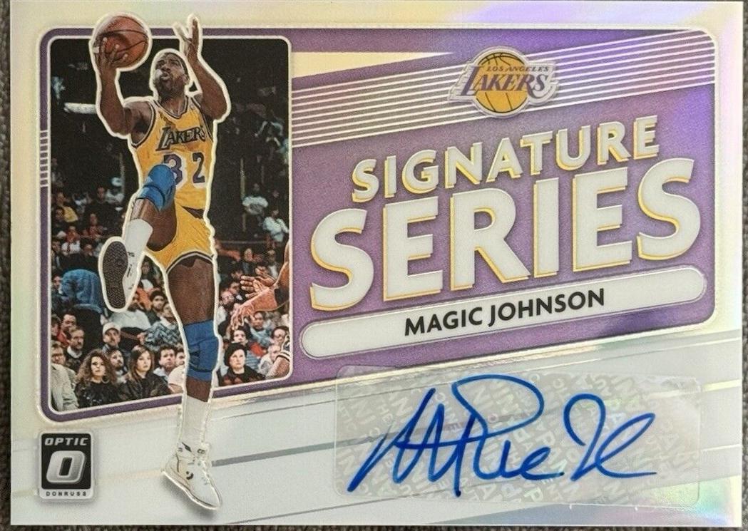 Magic Johnson #SS-MJO Basketball Cards 2020 Panini Donruss Optic Signature Series
