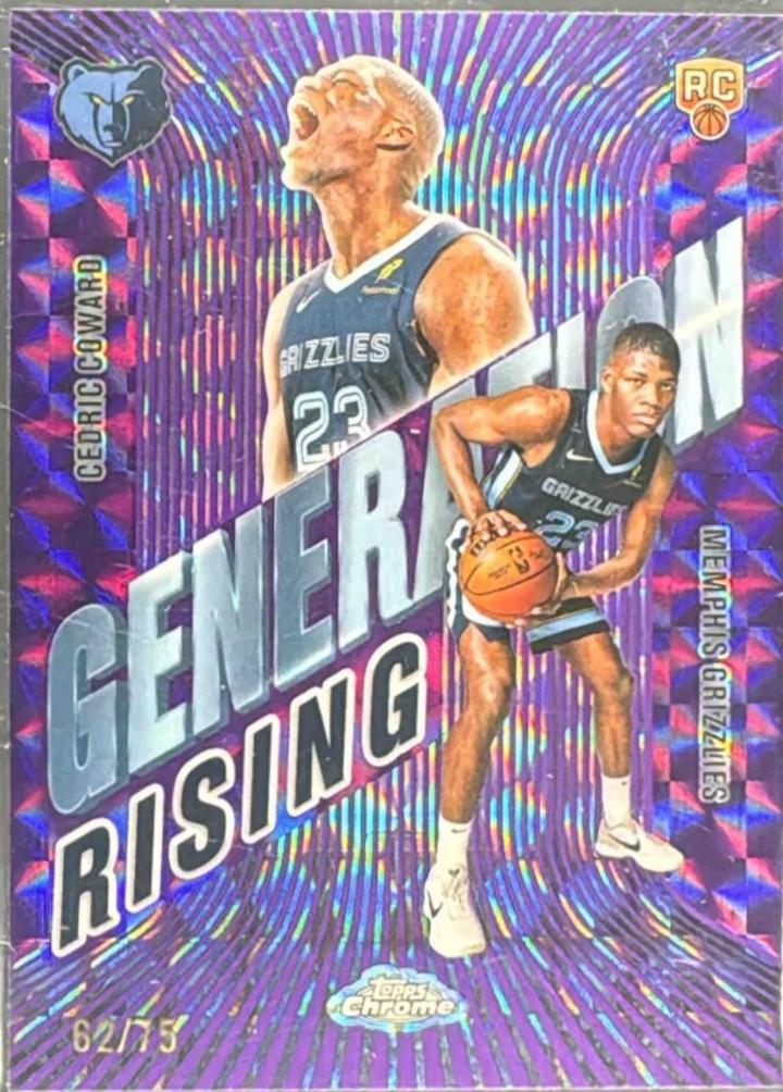 Cedric Coward [Refractor Purple Geometric] #GR-19