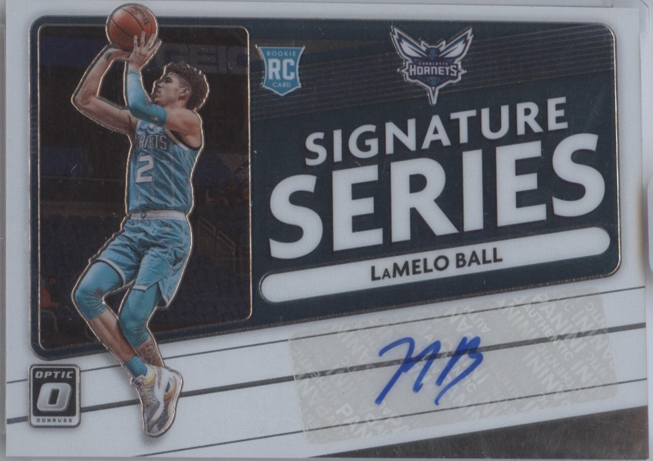 LaMelo Ball #SS-LBL 2020 Panini Donruss Optic Signature Series Basketball