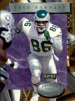 Fred Barnett #114 1996 Playoff Trophy Contenders Football