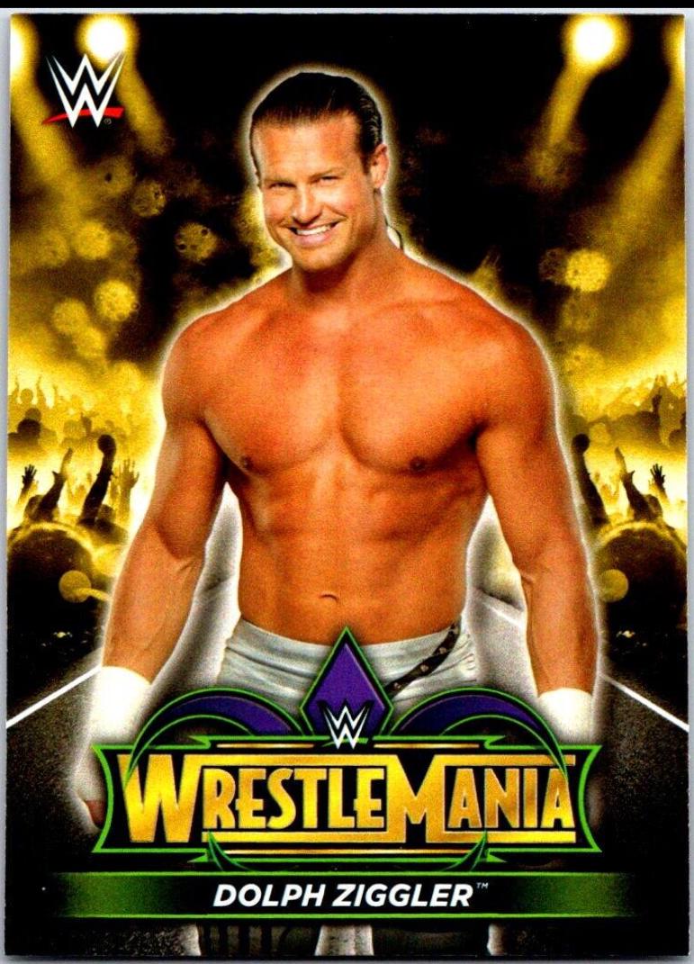 Dolph Ziggler #R-39 Wrestling Cards 2018 Topps WWE Road To Wrestlemania 34 Roster