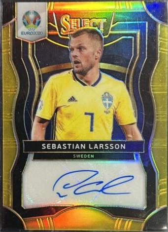 Sebastian Larsson [Gold Prizm] #SI-SLA