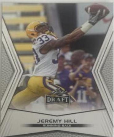 Jeremy Hill #29 Football Cards 2014 Leaf Draft