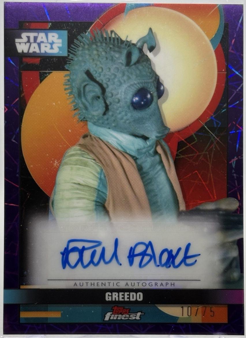 Paul Blake as Greedo [Purple Lazer] #FA-PB