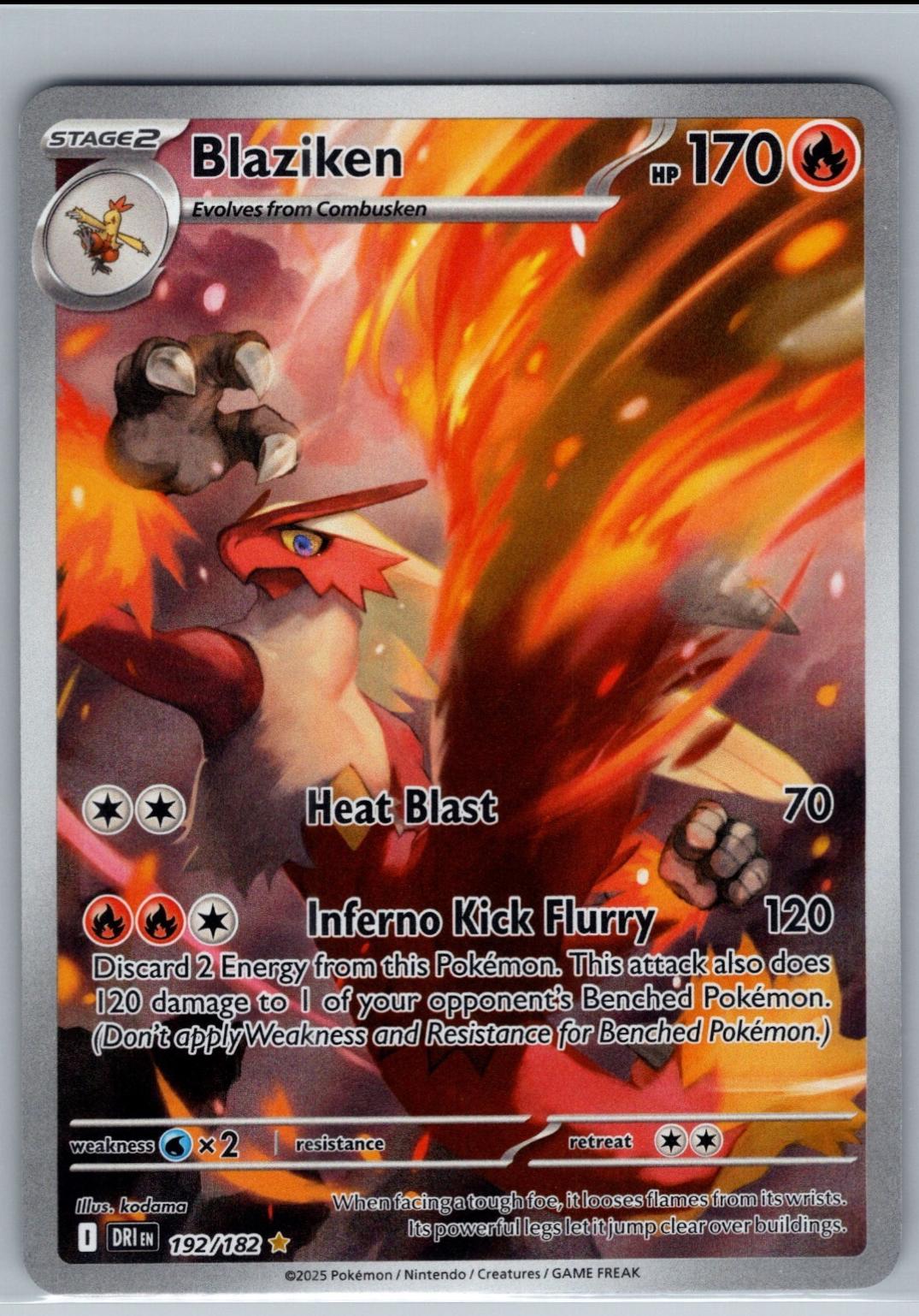 Blaziken #192 Pokemon Destined Rivals