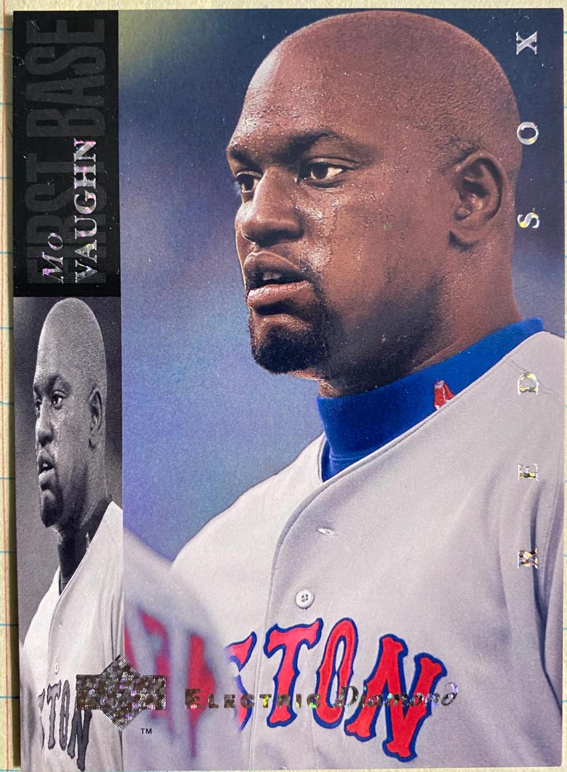 Mo Vaughn Electric Diamond #71 Baseball Cards 1994 Upper Deck Diamond Collection
