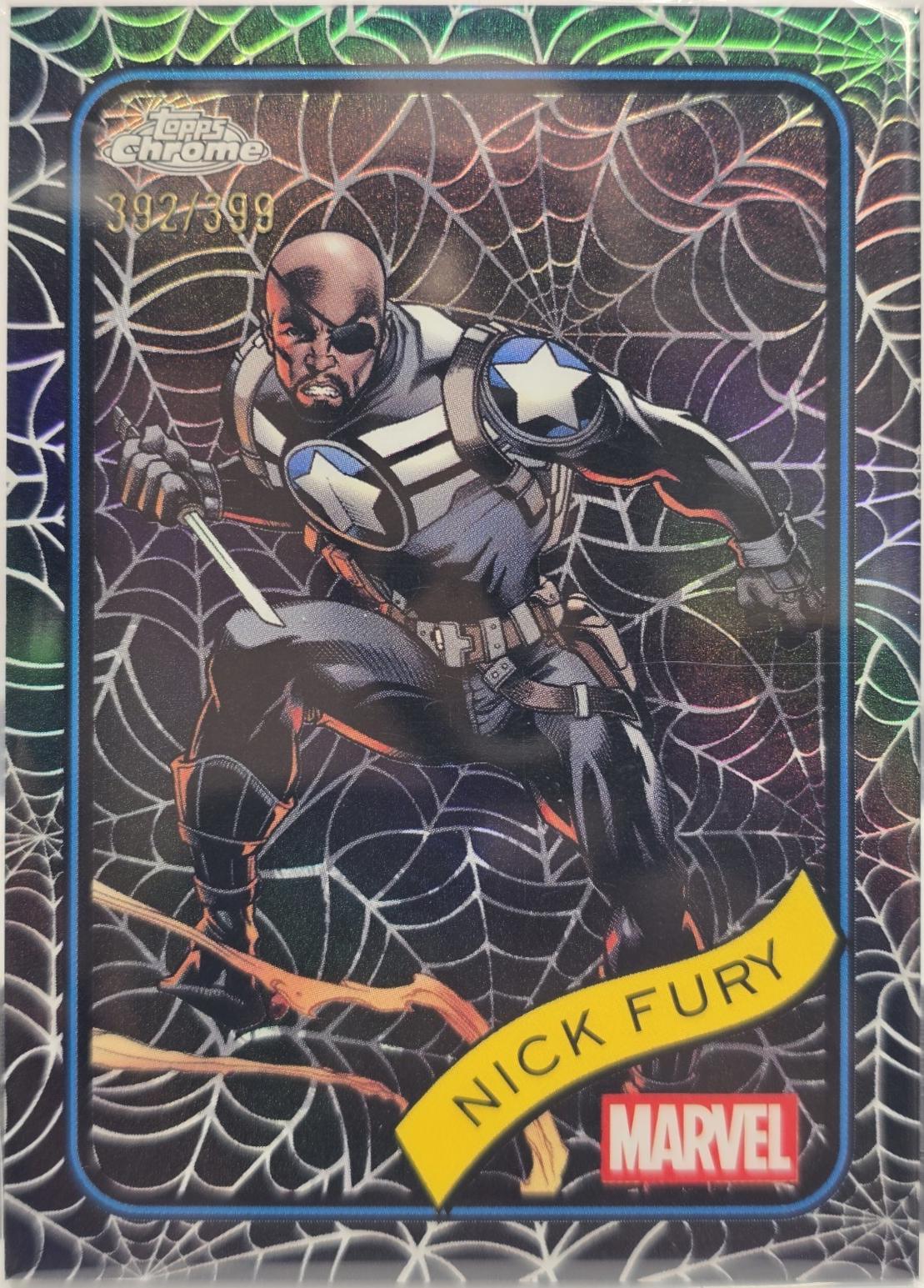 Nick Fury Black Refractor