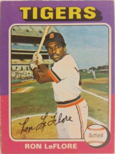 Ron LeFlore #628 1975 O-Pee-Chee Baseball