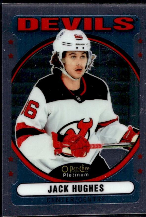 Jack Hughes #R-35 2021-22 O-Pee-Chee Platinum Hockey Retro
