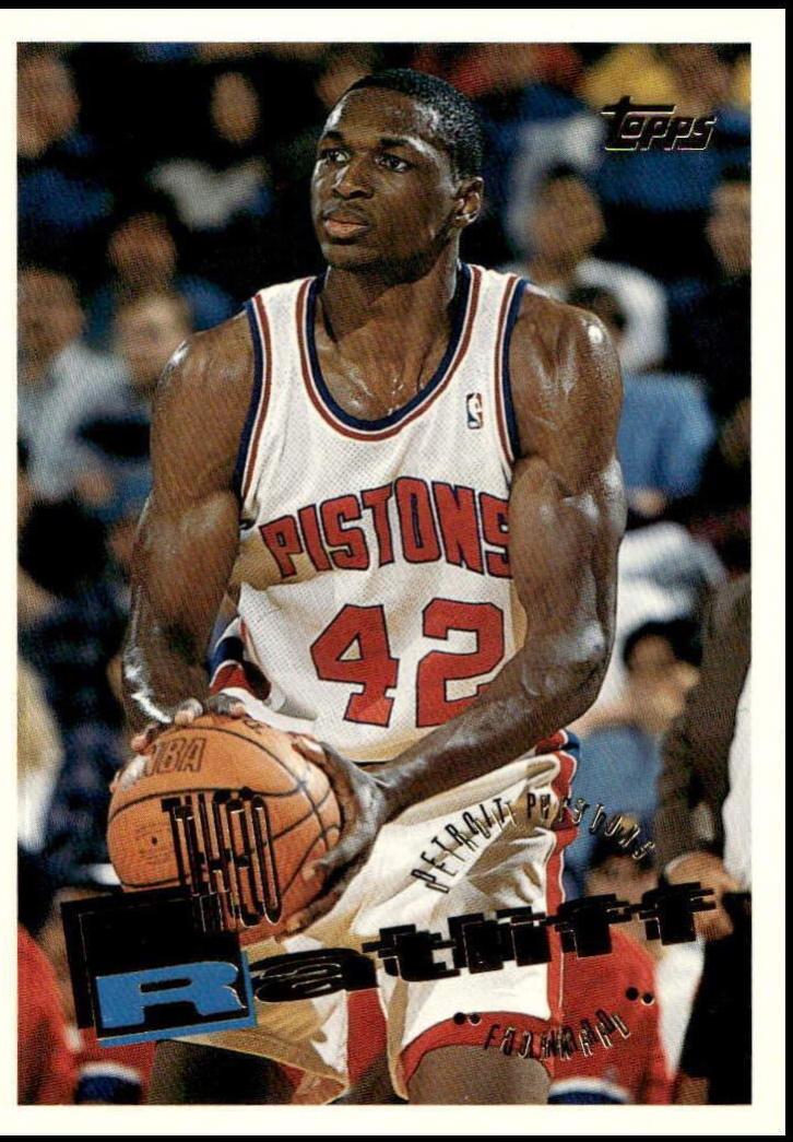 Theo Ratliff #210 Basketball Cards 1996 Topps