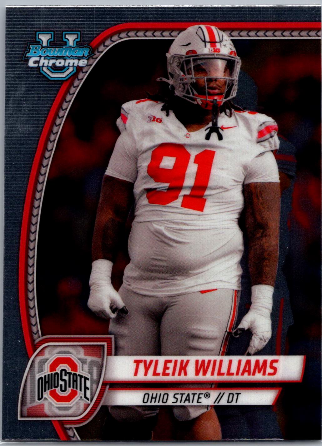 Tyleik Williams #149 Football Cards 2024 Bowman Chrome University