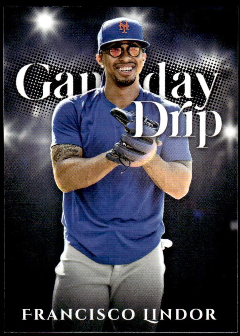 Francisco Lindor #GD-25 Baseball Cards 2025 Topps Celebration Mega Box Gameday Drip