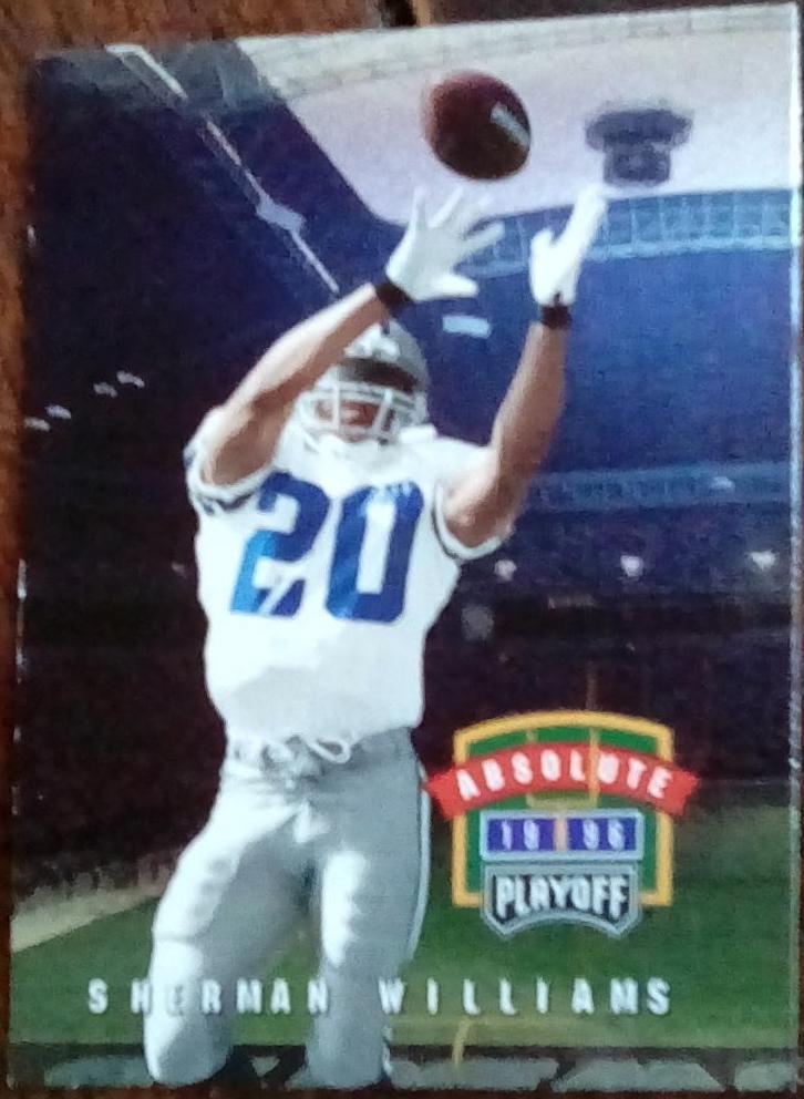 Sherman Williams #009 Football Cards 1996 Playoff Absolute