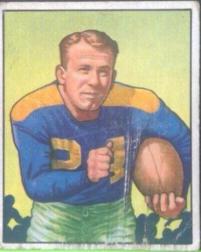 Larry Coutre #47 Football Cards 1950 Bowman