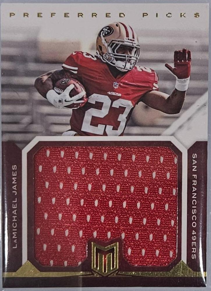 LaMichael James #28 Football Cards 2012 Panini Momentum Preferred Picks Jumbo
