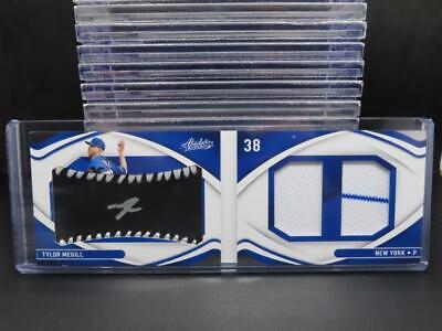 Tylor Megill [Material Booklet Black, White Seams Signature] #160