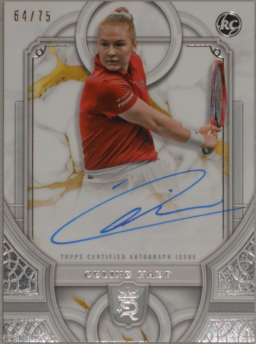 Celine Naef #RA-CN Tennis Cards 2024 Topps Royalty Rookie Autograph