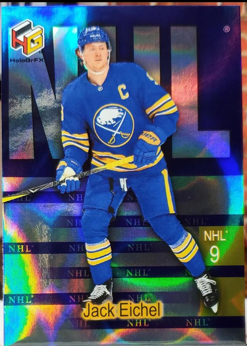 Jack Eichel #NHL-15 Hockey Cards 2020 Upper Deck HoloGrFx Ionix