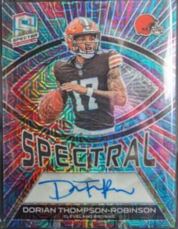 Dorian Thompson-Robinson #32 Football Cards 2023 Panini Spectra Rookie Autograph Meta