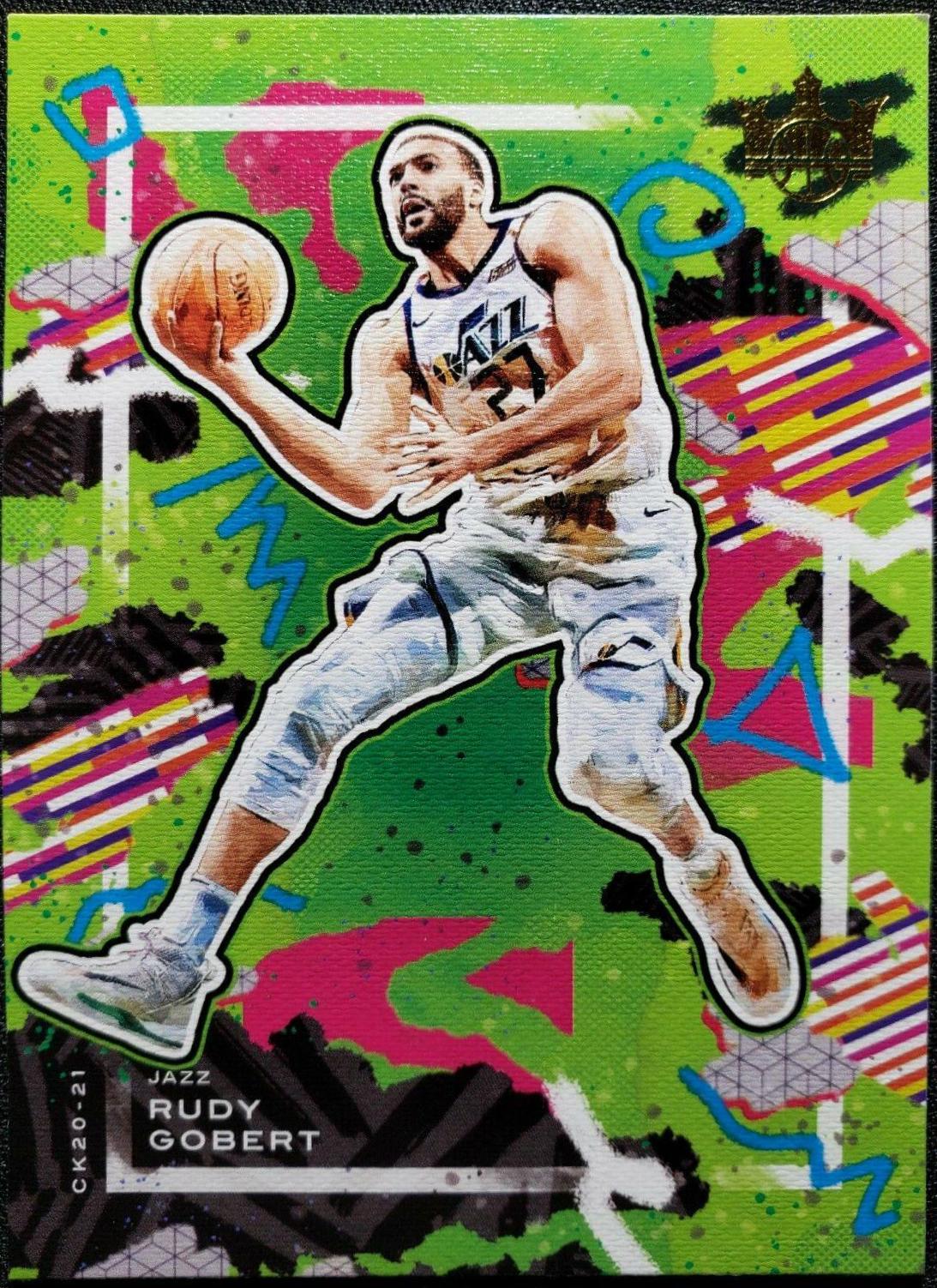Rudy Gobert #3 Basketball Cards 2020 Panini Court Kings