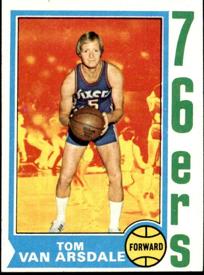 Tom Van Arsdale #20 Basketball Cards 1974 Topps