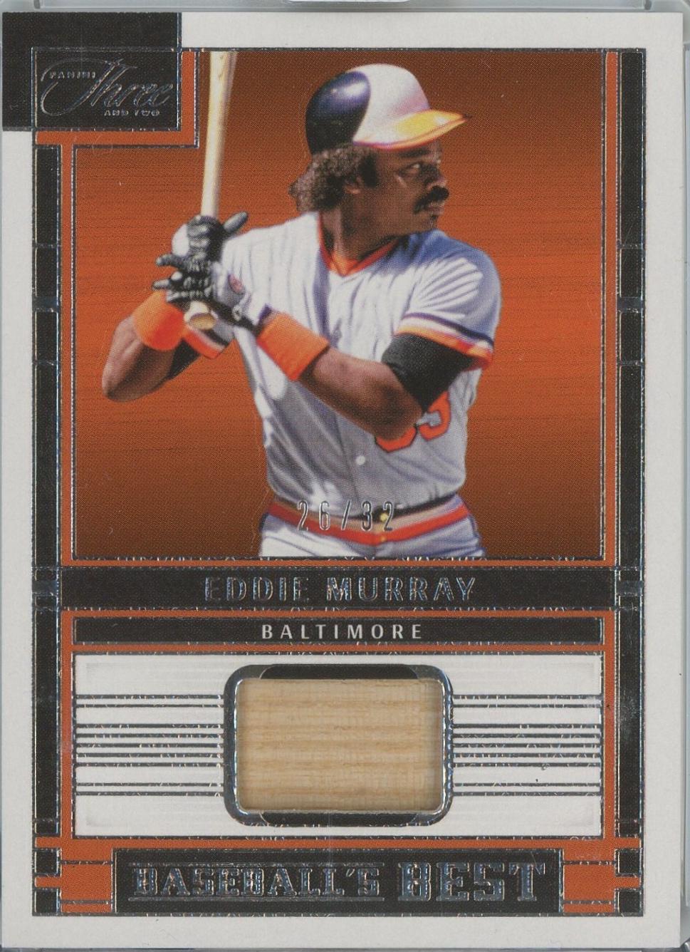 Eddie Murray #BBM-EM Baseball Cards 2024 Panini Three and Two Best Memorabilia