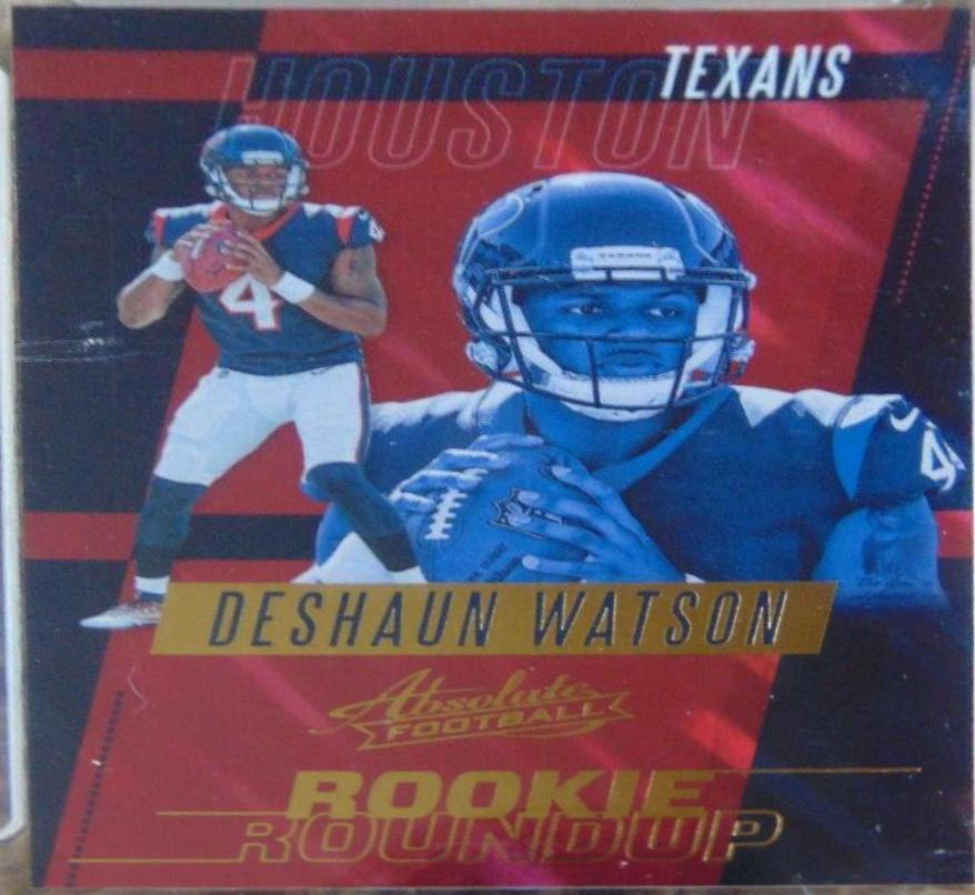 Deshaun Watson #7 Football Cards 2017 Panini Absolute Rookie Roundup